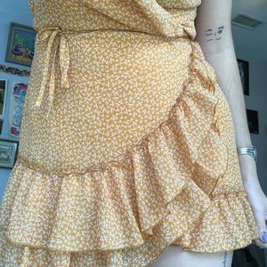 Cotton On Mini Wrap Dress